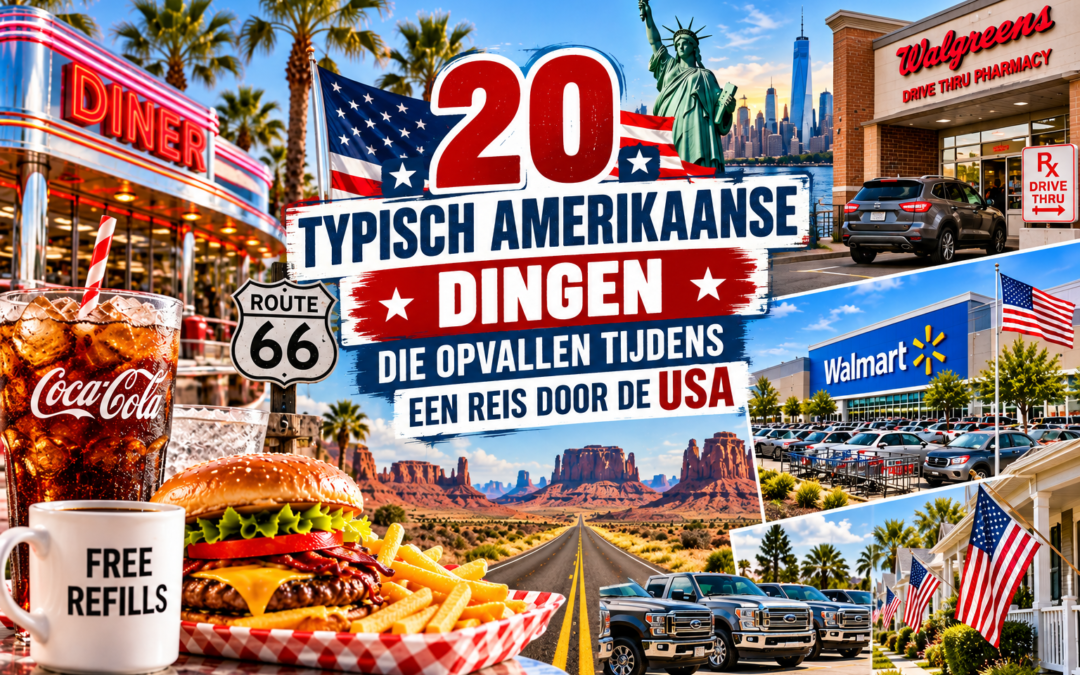 20 typisch Amerikaanse dingen die opvallen in de USA