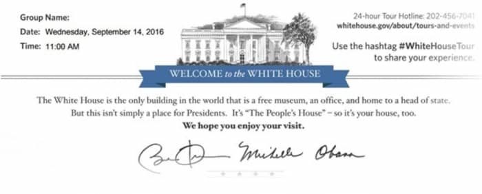 Het Witte Huis bezoeken