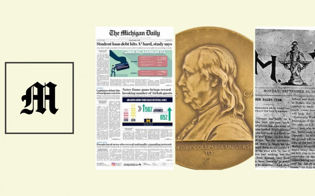 Een studentenkrant als enige dagelijkse krant; The Michigan Daily
