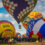 Het Albuquerque International Balloon fiesta vindt ieder jaar begin oktober plaats in Albuquerque, New Mexico.
